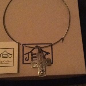 Vintage Jeep Collins cross and neckwire